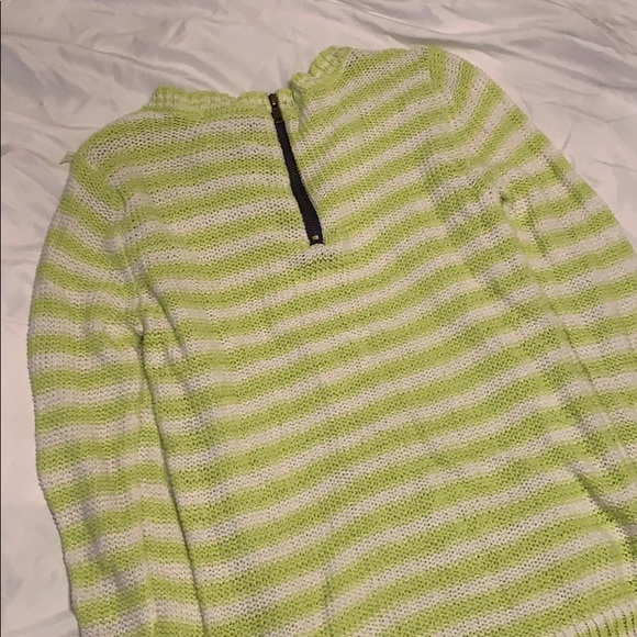 Neon green & white sweater - Picture 5 of 6